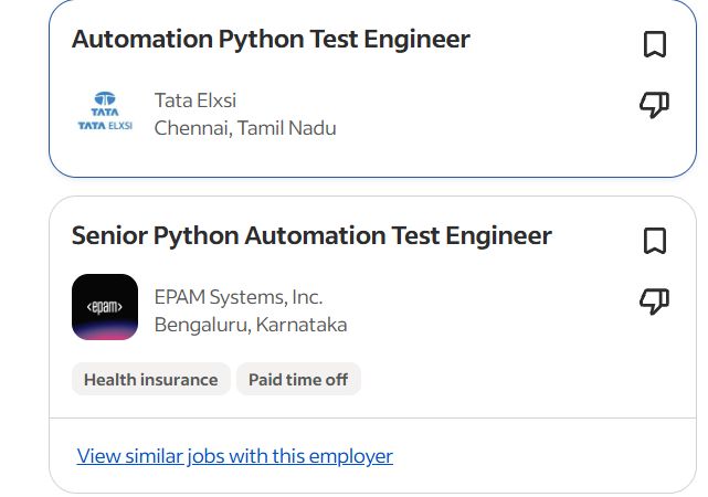 Embedded Software Testing with Python internship jobs in New York