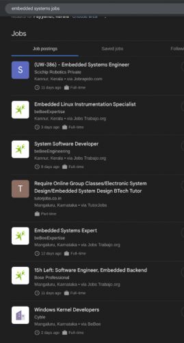 Embedded Systems internship jobs in Seattle