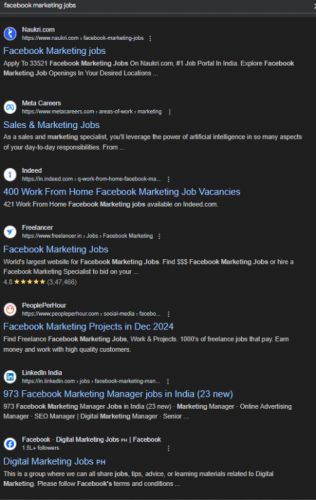 Facebook Marketing internship jobs in Atlanta