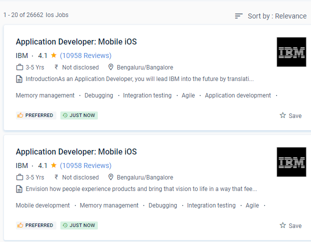 iOS internship jobs in Austin