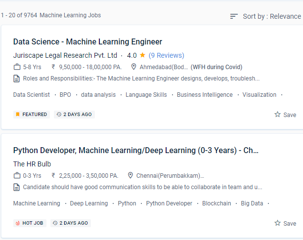 Machine Learning internship jobs in Boston