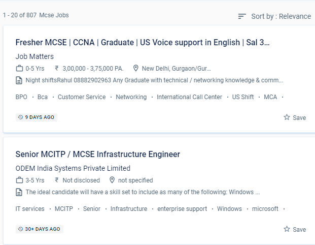 MCSE internship jobs in Los Angeles