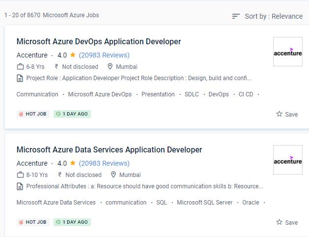 Microsoft Azure internship jobs in Phoenix