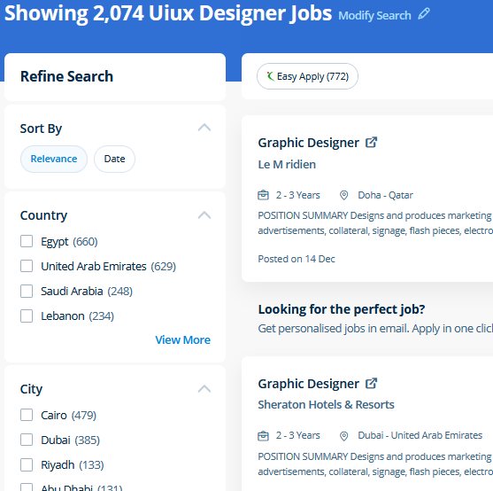 UI/UX Design internship jobs in San Francisco