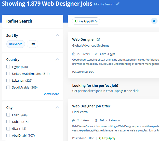 Web Design internship jobs in Usa